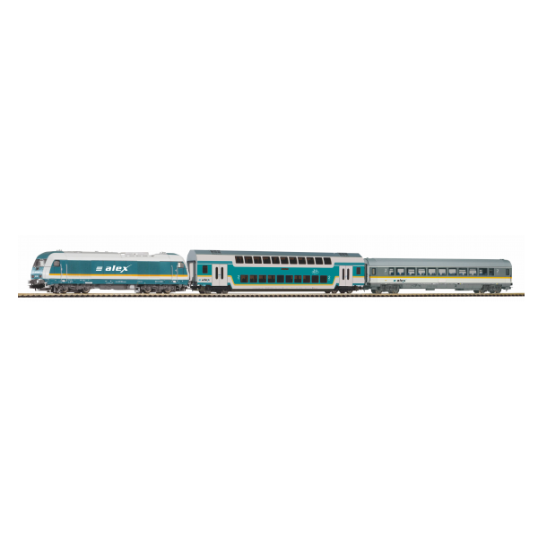 57139 H0入門套裝(Hercules 車頭+2節(jié)乘客車), 路基軌