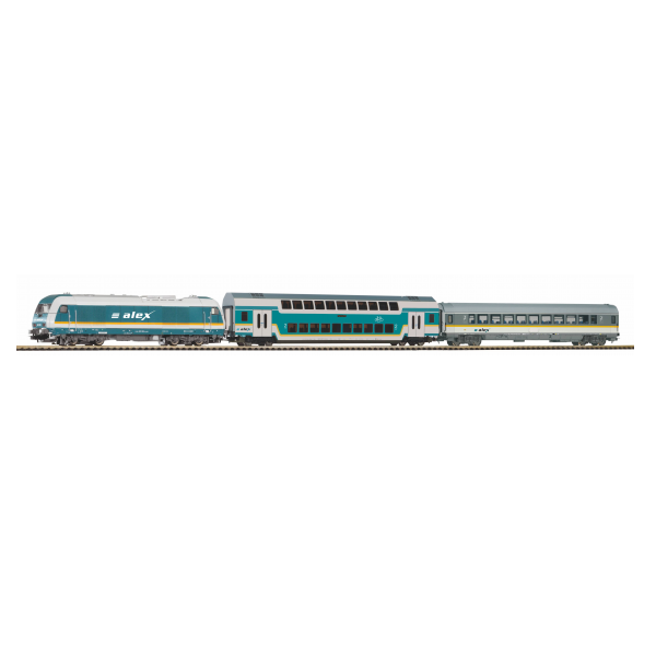 57139 H0入門套裝(Hercules 車頭+2節(jié)乘客車), 路基軌