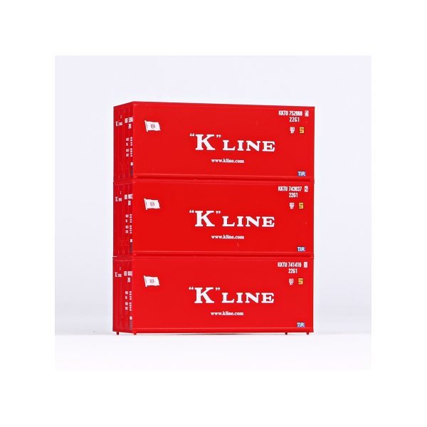 56220 三個(gè)20呎貨柜“K-Line”涂裝